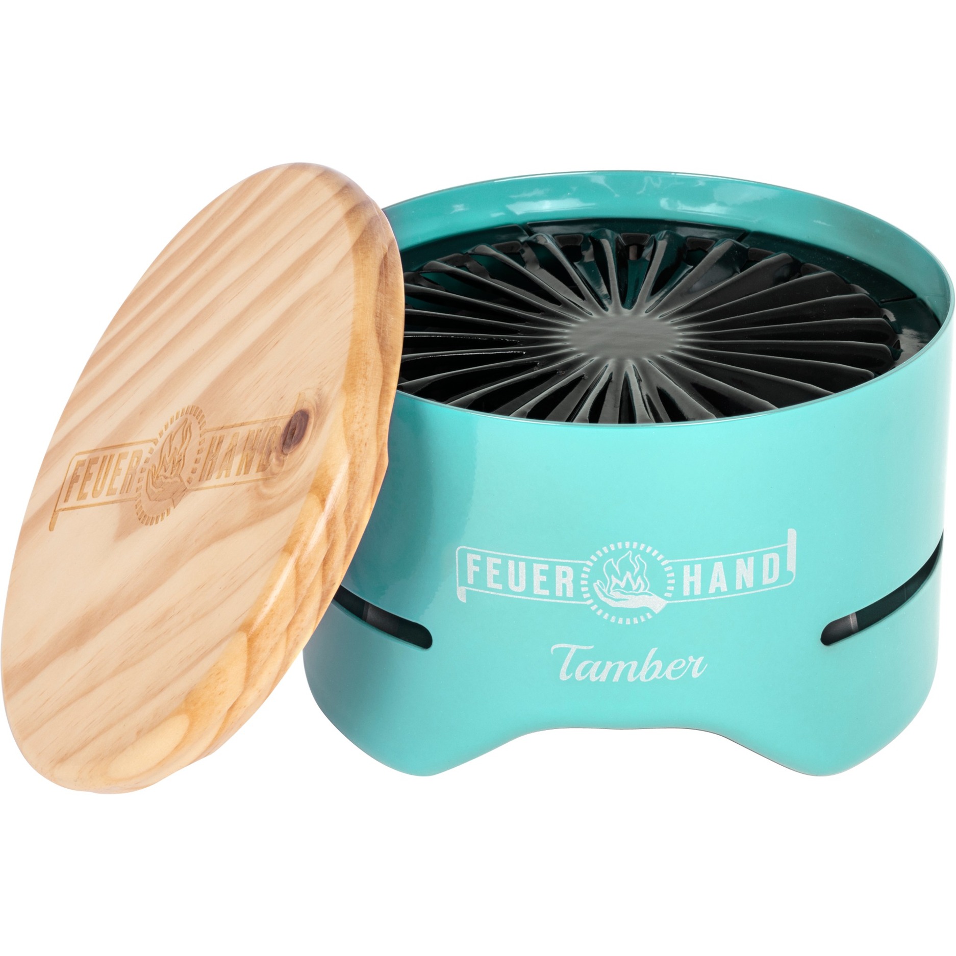Tisch-Holzkohlegrill Tamber, Light Green Tisch-Holzkohlegrill Tamber, Light Green von Feuerhand