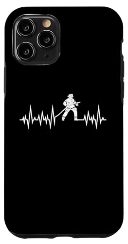 Hülle für iPhone 11 Pro Feuerwehrmann Herzschlag Feuerwehr Firefighter Geschenk von Feuerwehr Feuerwehrauto Geschenkideen & Mehr