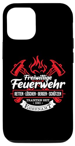 Hülle für iPhone 12/12 Pro Freiwillige Feuerwehr Tradition Ehrenamt Feuerwehrmann von Feuerwehr Feuerwehrauto Geschenkideen & Mehr