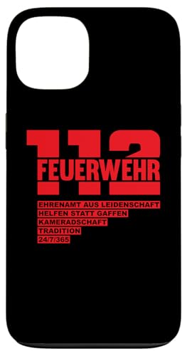 Hülle für iPhone 13 Freiwillige Feuerwehr 112 Ehrenamt Feuerwehrmann Geschenk von Feuerwehr Feuerwehrauto Geschenkideen & Mehr