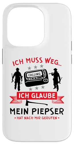 Hülle für iPhone 14 Pro Freiwillige Feuerwehr Piepser Feuerwehrmann Spruch von Feuerwehr Feuerwehrauto Geschenkideen & Mehr
