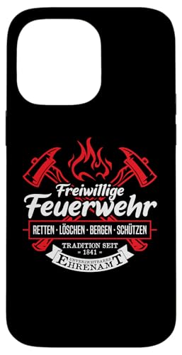 Hülle für iPhone 14 Pro Max Freiwillige Feuerwehr Tradition Ehrenamt Feuerwehrmann Hülle für iPhone 14 Pro Max Freiwillige Feuerwehr Tradition Ehrenamt Feuerwehrmann von Feuerwehr Feuerwehrauto Geschenkideen & Mehr