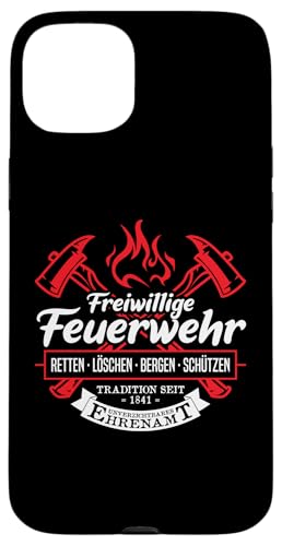 Hülle für iPhone 15 Plus Freiwillige Feuerwehr Tradition Ehrenamt Feuerwehrmann von Feuerwehr Feuerwehrauto Geschenkideen & Mehr