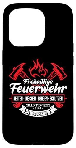 Hülle für iPhone 15 Pro Freiwillige Feuerwehr Tradition Ehrenamt Feuerwehrmann von Feuerwehr Feuerwehrauto Geschenkideen & Mehr