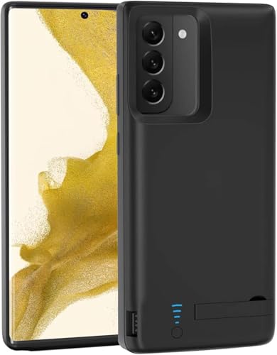 Fey Akkuhülle für Galaxy S24 Plus, erweiterte Akku-Ladehülle für Samsung Galaxy S24+ 5G, wiederaufladbar, externe Backup-Powerbank, Ladegerät, Schutzhülle, 5000 mAh, zusätzlicher Saft, Schwarz Fey Akkuhülle für Galaxy S24 Plus, erweiterte Akku-Ladehülle für Samsung Galaxy S24+ 5G, wiederaufladbar, externe Backup-Powerbank, Ladegerät, Schutzhülle, 5000 mAh, zusätzlicher Saft, Schwarz von Fey