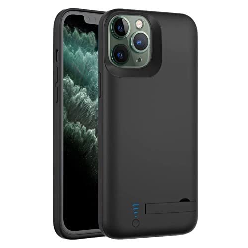 Fey Akku-Schutzhülle für iPhone 16 Pro, erweiterte Ladehülle für iPhone 16 Pro 5G, tragbar, wiederaufladbar, Powerbank, Ladegerät, 5000 mAh, perfekt für Geschäftsreisen, Schwarz Fey Akku-Schutzhülle für iPhone 16 Pro, erweiterte Ladehülle für iPhone 16 Pro 5G, tragbar, wiederaufladbar, Powerbank, Ladegerät, 5000 mAh, perfekt für Geschäftsreisen, Schwarz von Fey