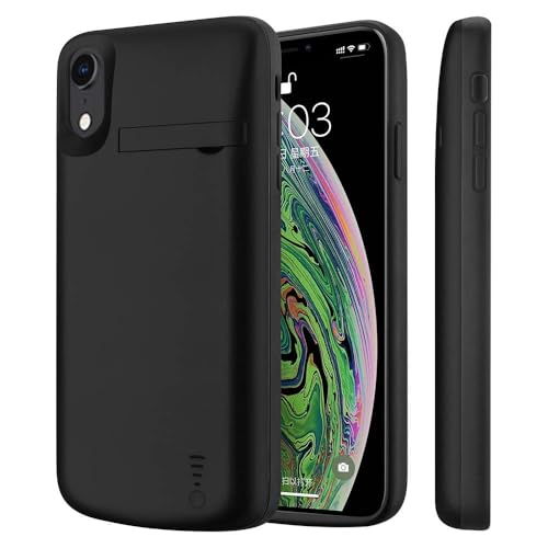 Fey Akkuhülle für iPhone XS Max, erweiterte Akku-Ladehülle für iPhone XS Max 5G, 16,5 cm (6,5 Zoll), tragbar, wiederaufladbar, schützende Ladehülle, 6000 mAh, perfekt für Geschäftsreisen, Schwarz Fey Akkuhülle für iPhone XS Max, erweiterte Akku-Ladehülle für iPhone XS Max 5G, 16,5 cm (6,5 Zoll), tragbar, wiederaufladbar, schützende Ladehülle, 6000 mAh, perfekt für Geschäftsreisen, Schwarz von Fey