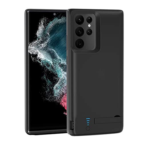 Fey Akkuhülle für Galaxy S22 Ultra, 5000 mAh wiederaufladbarer Akku, Ladehülle für Samsung Galaxy S22 Ultra 5G, externe Backup-Powerbank, Ladegerät, verlängerte Lebensdauer Ihres Handys, Schwarz Fey Akkuhülle für Galaxy S22 Ultra, 5000 mAh wiederaufladbarer Akku, Ladehülle für Samsung Galaxy S22 Ultra 5G, externe Backup-Powerbank, Ladegerät, verlängerte Lebensdauer Ihres Handys, Schwarz von Fey