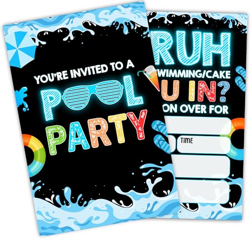 Feyerr Einladungskarten zum Geburtstag "Pool Brother You" von Feyerr