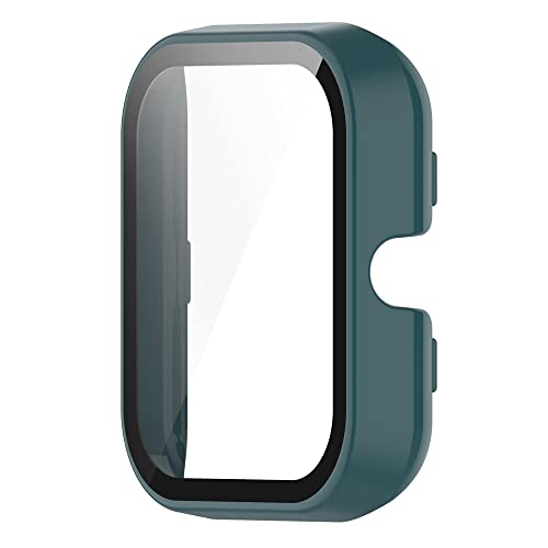 Feysentoe Hülle mit Glas Displayschutz Kompatibel mit Amazfit Bip 3/Bip 3 pro Schutz Case Schutzhülle.(grün) von Feysentoe