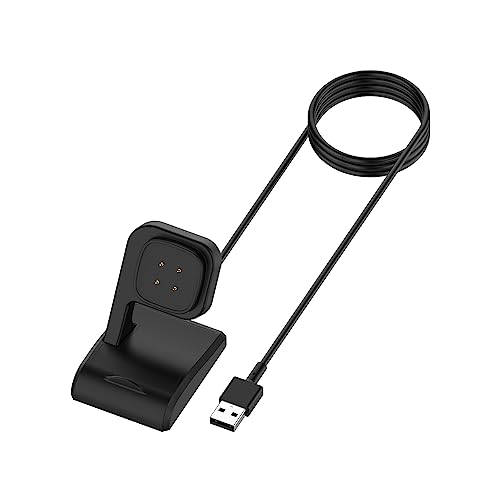 Feysentoe Ladekabel Kompatibel für Fitbit versa 4/versa 3/Sense 2/sense Magnetisches Ladegerät Uhrenladegerät Charger Cable 1M von Feysentoe