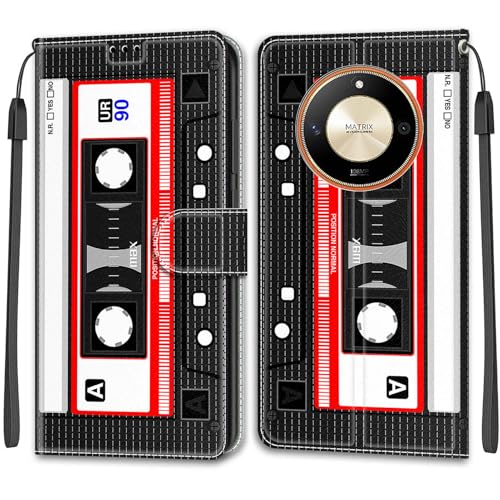 Feyten Kompatibel mit Honor X50 5G / X9B / Magic 6 Lite Hülle, Handyhülle Honor X50 5G, Handytasche PU Leder Klappbar Schutzhülle Wallet Kartenfach Magnet Klapphülle Case Cover (Klebeband) von Feyten