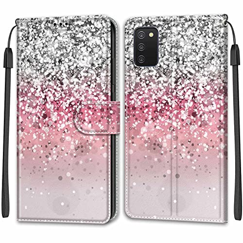 Feyten Kompatibel mit Samsung Galaxy A03S Hülle, Handyhülle Samsung A03S, Galaxy A03S Schutzhülle Wallet Leder Klappbar Kartenfach Magnet Klapphülle Samsung A03S Case Cover Lederhülle(Bling) von Feyten