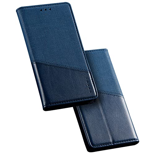 Feyten Kompatibel mit Samsung Galaxy A9 2018/A9S Hülle, Handyhülle für Samsung A9 2018/A9S, PU Leder Klappbar Flip Case Klapphülle Magnet Kartenfach Tasche Schutzhülle für Samsung A9 2018/A9S (Blau) von Feyten