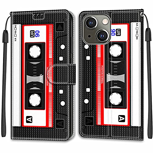 Feyten Kompatibel mit iPhone 14 Hülle, Handyhülle iPhone 14, PU Leder Klappbar Schutzhülle iPhone 14 Wallet Kartenfach Magnet Klapphülle Case Cover Lederhülle iPhone 14 (6,1 Zoll) (Klebeband) von Feyten