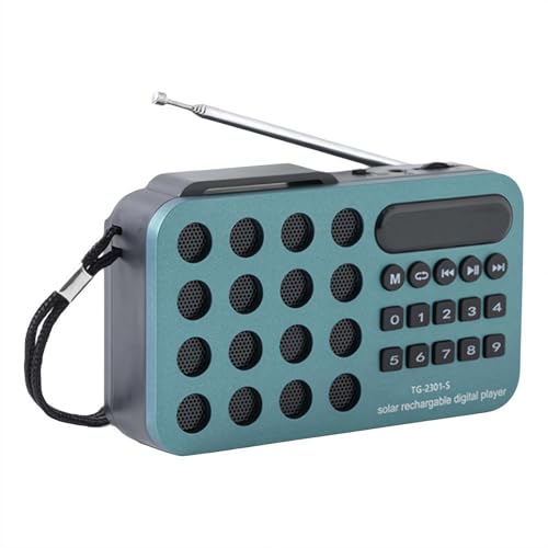 Kabellose Bluetooth-Lautsprecher mit USB-TF-Karte, FM-Radio-Empfänger, wiederaufladbarer Solar-Akku, digitaler Radio-Lautsprecher Kabellose Bluetooth-Lautsprecher mit USB-TF-Karte, FM-Radio-Empfänger, wiederaufladbarer Solar-Akku, digitaler Radio-Lautsprecher von Fgbetcv