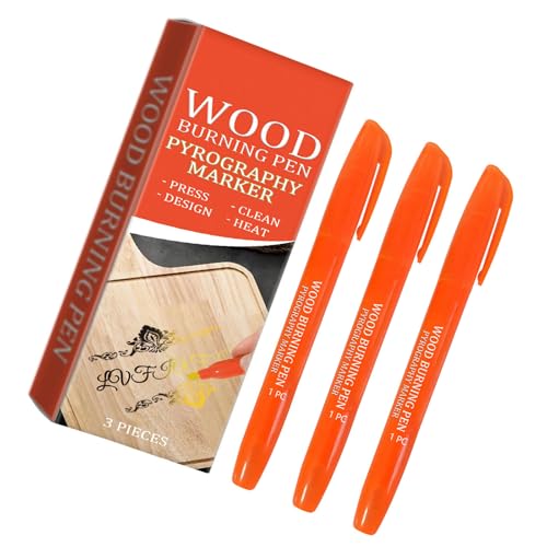 3 Stücke/Set Scorch Stift Holz Brennmarker Holzbrennstift Pyrography Marker Holzbrennmarker Stift Für Handwerksprojekt von Fhkpsqkcn