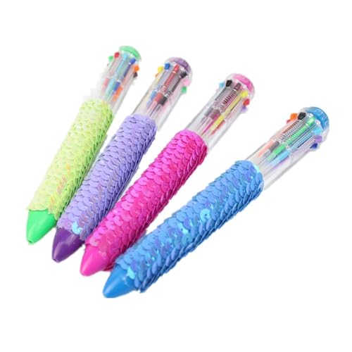 4x Retractable Ballpoint Pen 10-in-1 Shuttle Pen Multicolor Kugelschub Stift Schulmaterial Geschenk Für Schüler 4x Retractable Ballpoint Pen 10-in-1 Shuttle Pen Multicolor Kugelschub Stift Schulmaterial Geschenk Für Schüler von Fhkpsqkcn