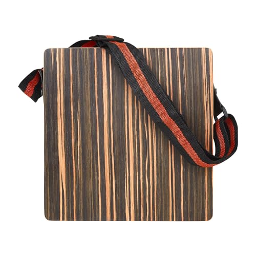 Fahrt Cajon Box Trommel Holz Percussion Box Musikinstrument Tragbare Flache Hand Cajon Trommel Mit Verstellbarem Gürtel von Fhkpsqkcn
