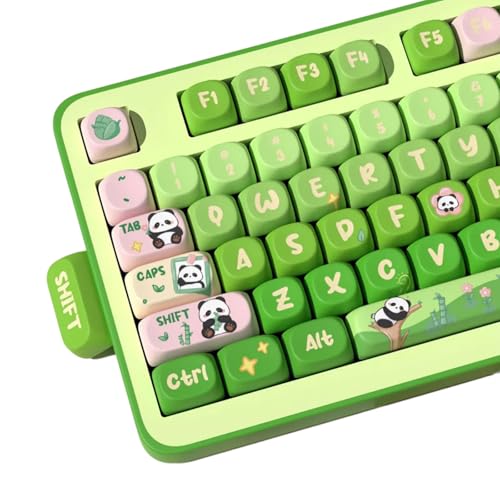 Fhkpsqkcn 131 Schlüsselkaps Candy Bear Thema Für Mechanische Tastaturen Verblassen Resistente Wärme Sublimated Druck von Fhkpsqkcn