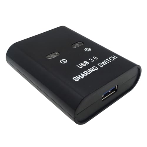 Fhkpsqkcn Manueller USB3.0-Switching Hubs Drucker Sharing Gerät 2-In-1-Out USB Auswahl KVM Hubs Adapter von Fhkpsqkcn