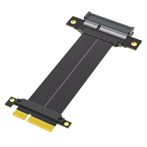 Fhkpsqkcn PCIE4.0-Verlängerungskabel 180-Grad Zu-180-Grad Grafikkarten Extender Desktop Computer Motherboard Adapter von Fhkpsqkcn