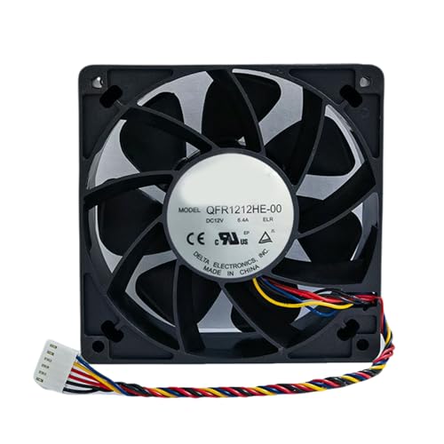 QFR1212HE-00 Hochgeschwindigkeit 120 Mm 12038 6.4a 12 V Kühllüfter 120x120x38mm CFM CFM CFM Kühllüfterlüter Lüfter Kühlerlüfter von Fhkpsqkcn