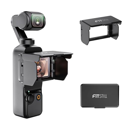 FitStill Screen Mini Blackout-Schutzhülle für DJI Osmo Pocket 3, blendfreies, entspiegeltes Pocket 3-Zubehör, Bildschirmschutz, drehbar, passt Sich Ihrem Körper an FitStill Screen Mini Blackout-Schutzhülle für DJI Osmo Pocket 3, blendfreies, entspiegeltes Pocket 3-Zubehör, Bildschirmschutz, drehbar, passt Sich Ihrem Körper an von FiTSTILL