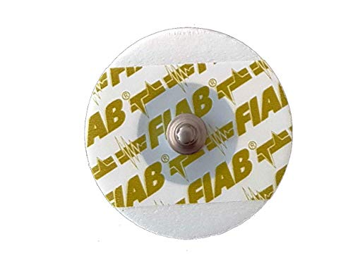 Fiab - Universelle, runde EKG-Elektroden aus Schaumstoff zum Einmalgebrauch, Ø 40 mm, für Kinder, 1 Packung mit 50 von Fiab