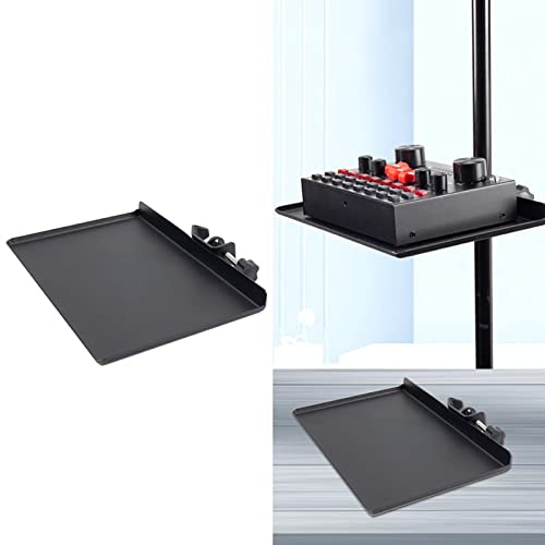 Fiacvrs Soundkarten-Tablett, Mikrofonständer, Livestativ – multifunktionales Broadcast-Rack-Regal/Mikrofon-Handy-Clip, Ersatzhalter, Bühnenrequisiten, Zubehör (Größe: 20 x 14 cm) von Fiacvrs