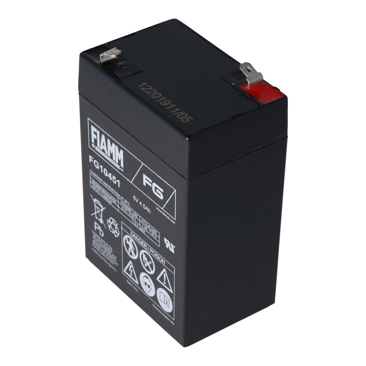 6 Volt Akku für Peg Perego Fahrzeuge 6 Volt 4500mAh ohne Kabel 6 Volt Akku für Peg Perego Fahrzeuge 6 Volt 4500mAh ohne Kabel von FIAMM
