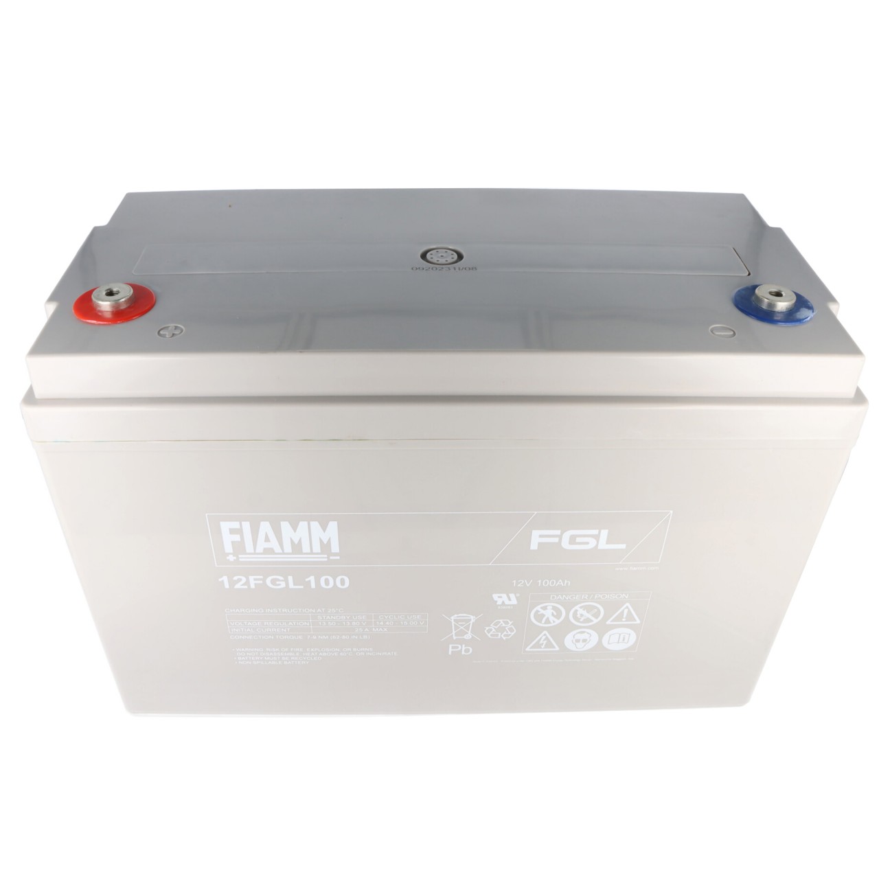 Fiamm 12FGL100 Blei Akku mit M6 Schraubanschluss 12V, 100000mAh Fiamm 12FGL100 Blei Akku mit M6 Schraubanschluss 12V, 100000mAh von FIAMM