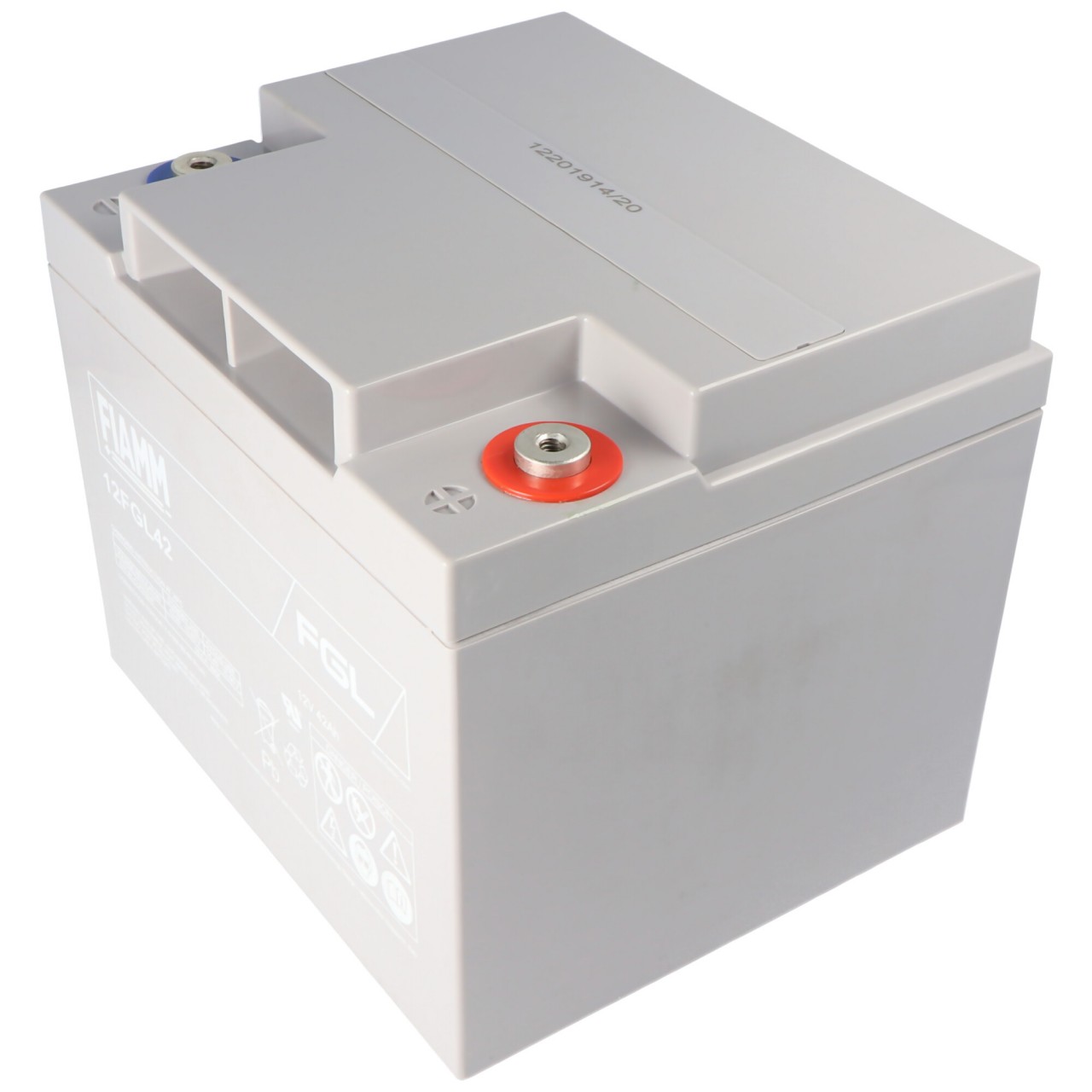 Fiamm 12FGL42 Bleiakku 12 Volt 42Ah C20 M6 Schraubanschluss Abmessungen 197 x 165 x 170mm Fiamm 12FGL42 Bleiakku 12 Volt 42Ah C20 M6 Schraubanschluss Abmessungen 197 x 165 x 170mm von FIAMM