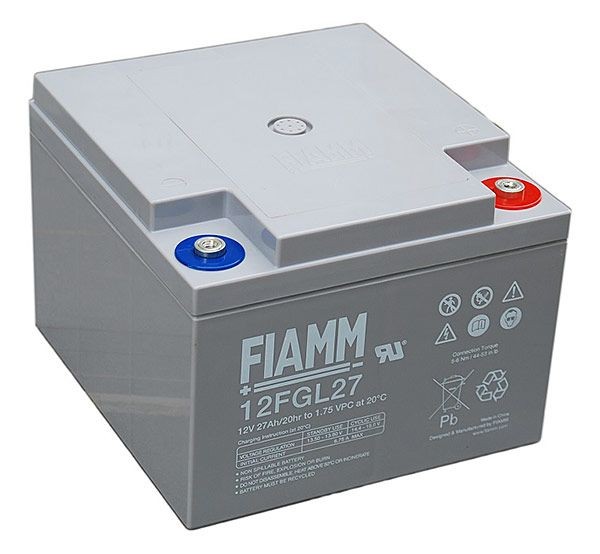 Fiamm Blei-Akku 12FGL27 Pb 12V / 27000mAh 10-Jahresbatterie, M5 Fiamm Blei-Akku 12FGL27 Pb 12V / 27000mAh 10-Jahresbatterie, M5 von FIAMM
