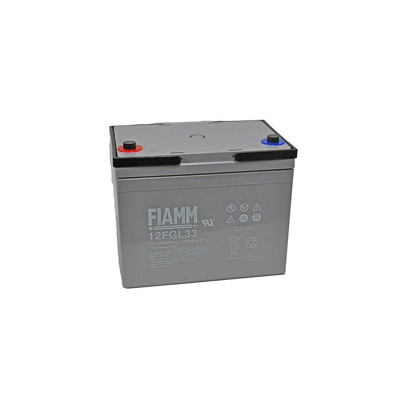 Fiamm Blei-Akku 12FGL33 12V 33Ah Pb M6 Innengewinde von Fiamm