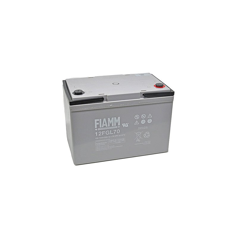 Fiamm Blei-Akku 12FGL70 12V 70Ah Pb M6 Innengewinde von Fiamm