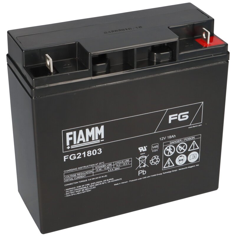 Fiamm Blei-Akku FG21803 Pb 12V / 18Ah M5 Fiamm Blei-Akku FG21803 Pb 12V / 18Ah M5 von Fiamm