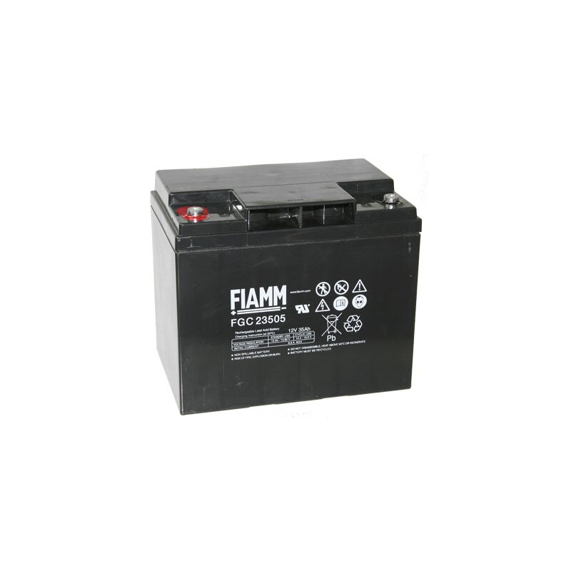 Fiamm Blei-Akku FGC23505 12V 35Ah Pb M5 Innengewinde von Fiamm