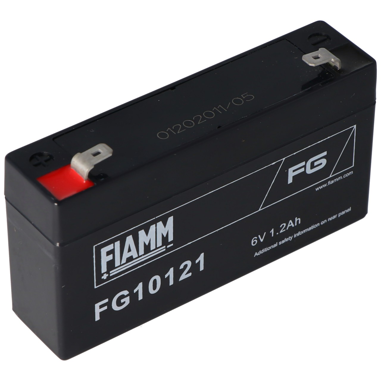 Fiamm FG10121 Blei-Gel Akku 6 Volt, 1,2Ah mit 2 Faston Steckkontakten Fiamm FG10121 Blei-Gel Akku 6 Volt, 1,2Ah mit 2 Faston Steckkontakten von FIAMM