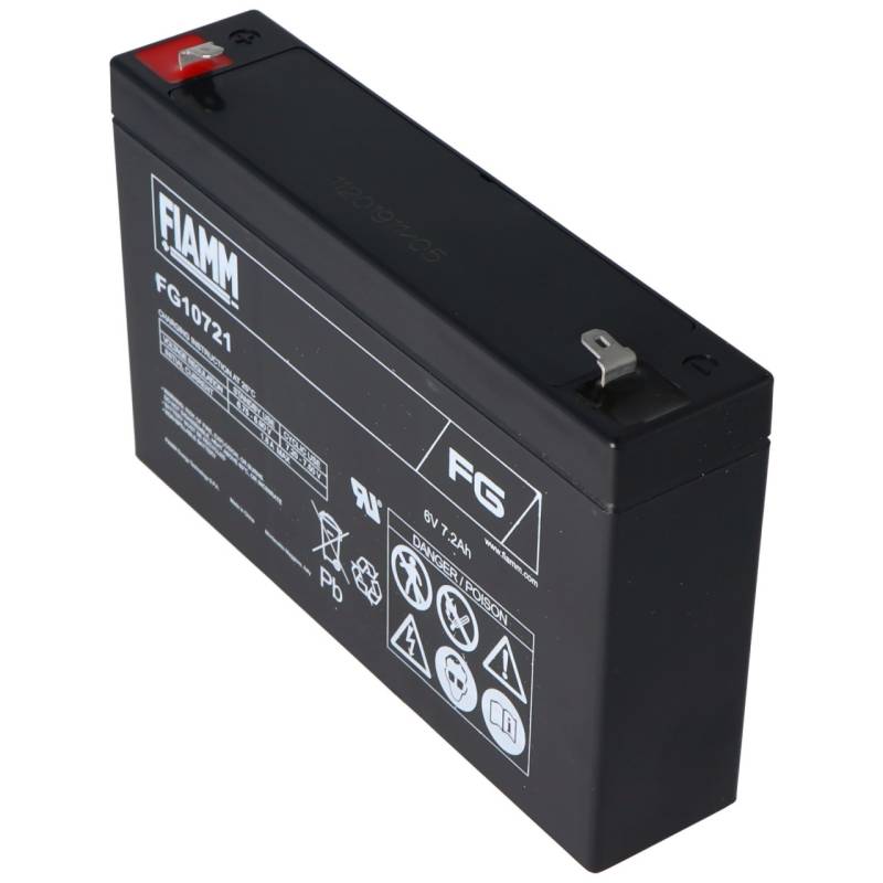 Fiamm FG10721 Blei Akku 6 Volt 7,2Ah von FIAMM