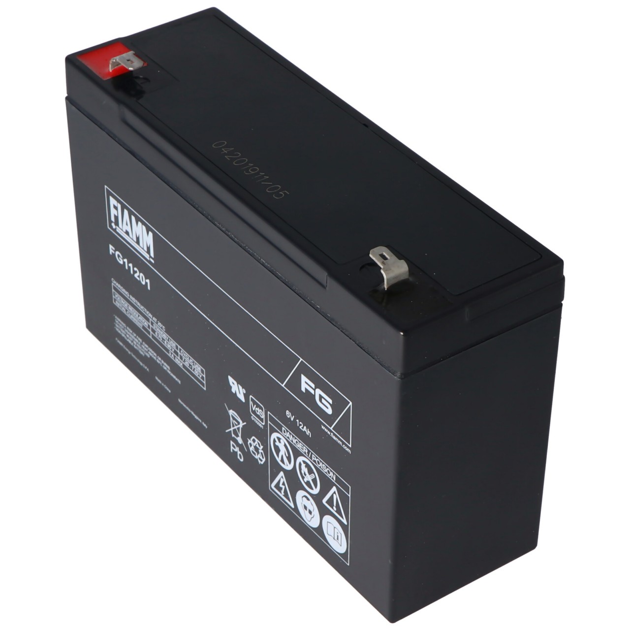 Fiamm FG11201 Blei Akku 6 Volt 12Ah Fiamm FG11201 Blei Akku 6 Volt 12Ah von FIAMM