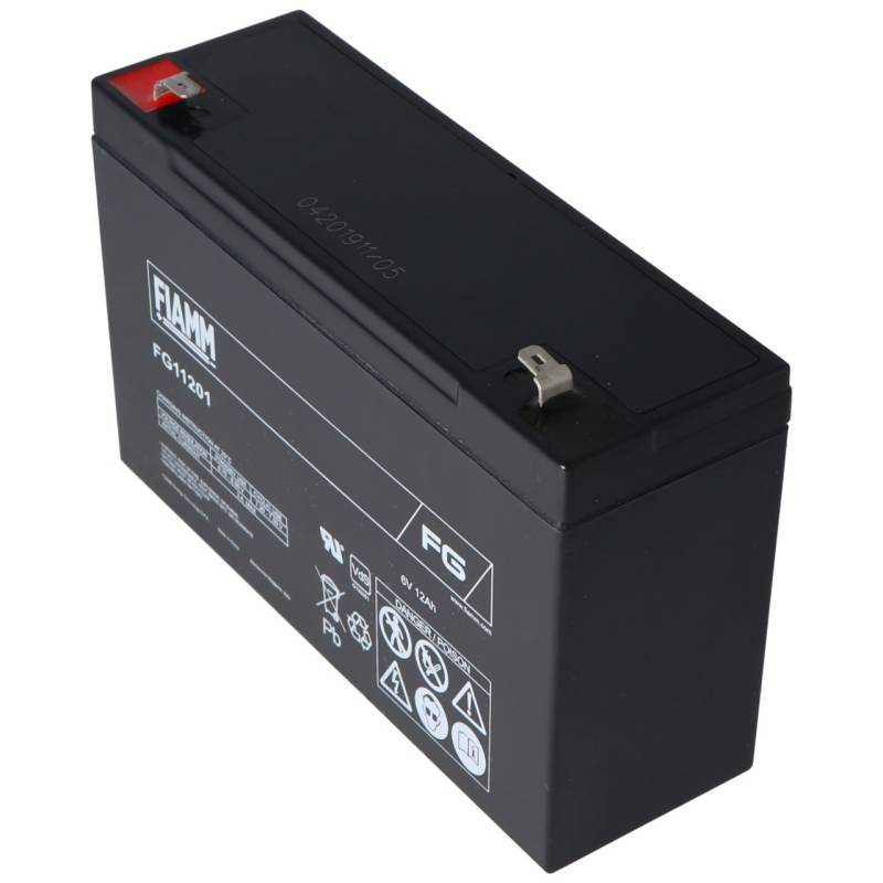 Fiamm FG11201 Blei Akku 6 Volt 12Ah von FIAMM
