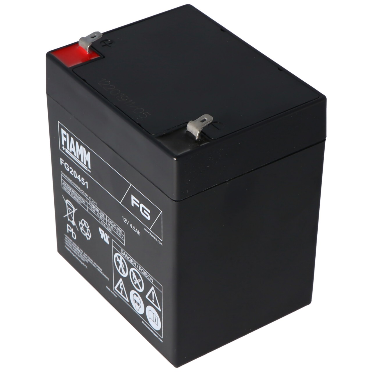 Fiamm FG20451 Akku 4,5Ah 12 Volt Bleiakku Fiamm FG20451 Akku 4,5Ah 12 Volt Bleiakku von FIAMM
