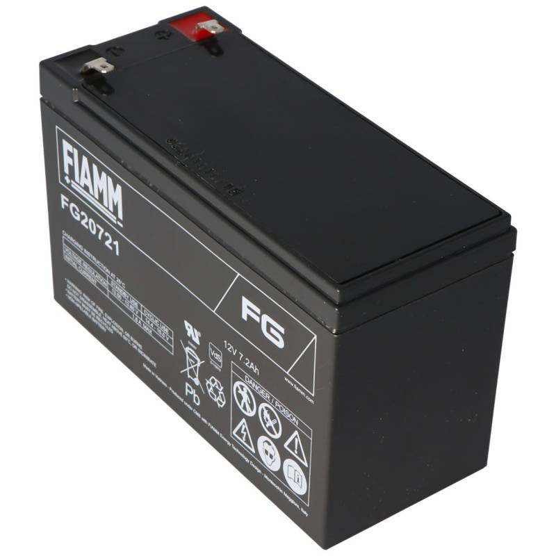 Fiamm FG20721 Akku 12 Volt, 7,2Ah mit 4,8mm Steckkontakte von FIAMM