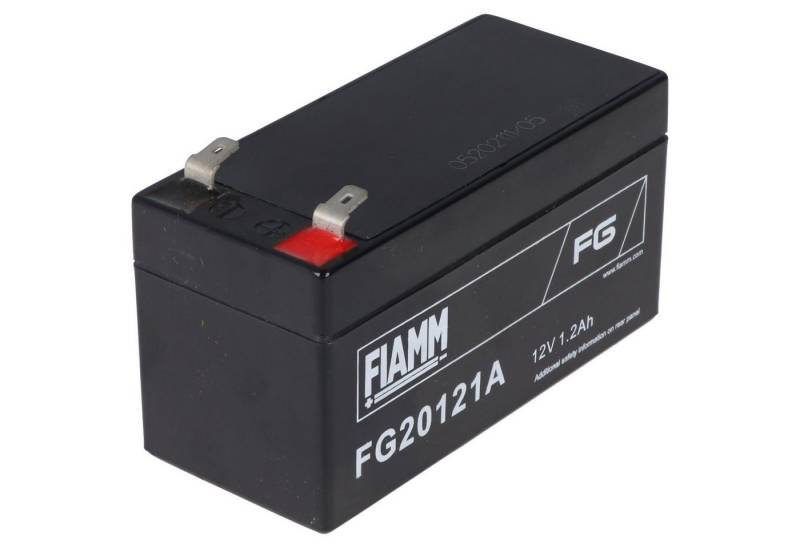 Fiamm Fiamm FG20121A 12V 1,2Ah Abmessungen 97,0 x 42 x 59,0 mm, 4,8mm Fasto Akku von Fiamm