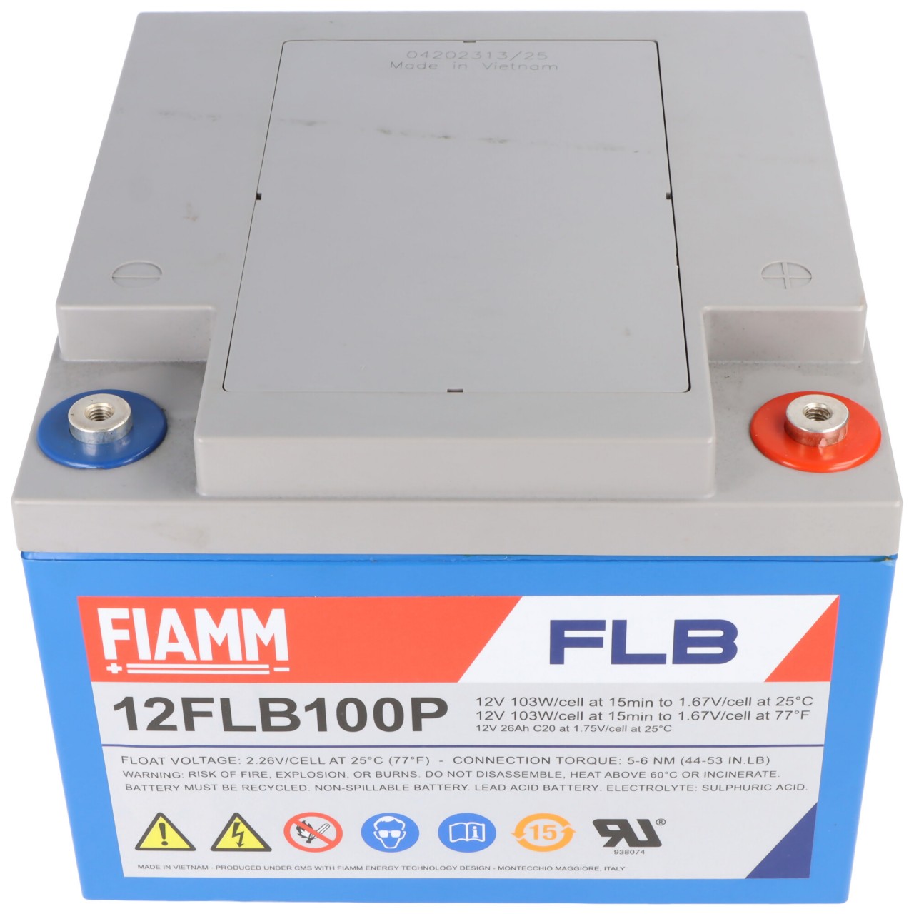 Fiamm Highlite 12FLB100 Blei Akku 12V, 26000mAh Fiamm Highlite 12FLB100 Blei Akku 12V, 26000mAh von FIAMM