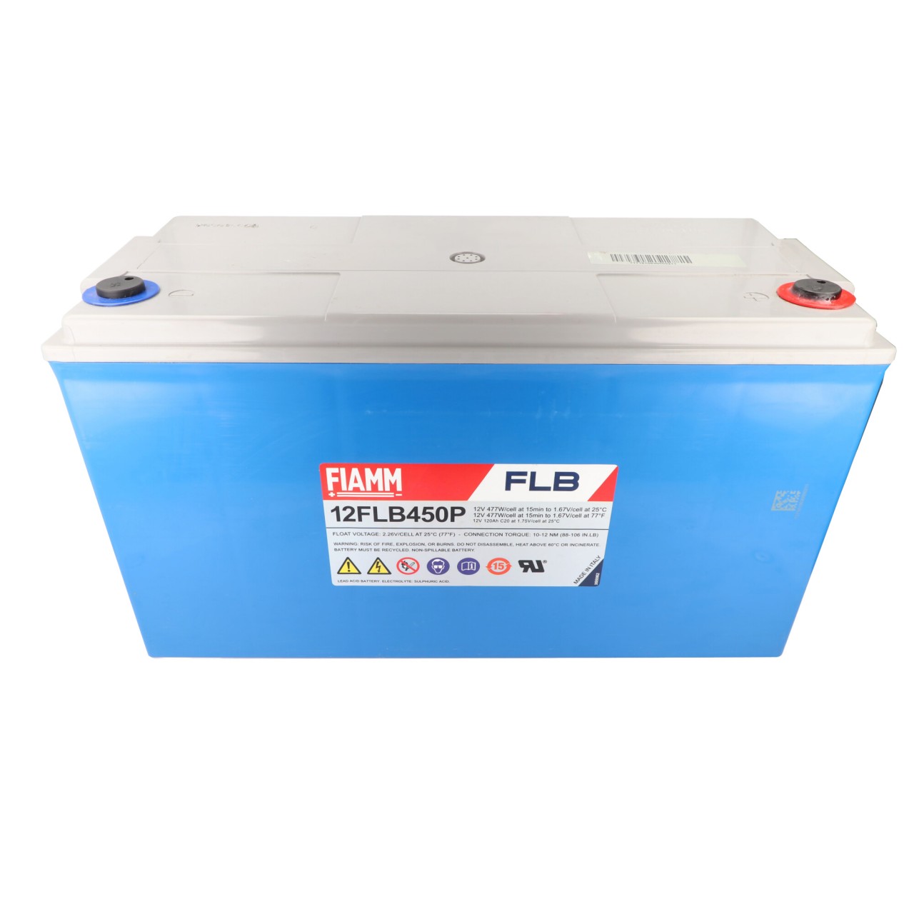 Fiamm Highlite 12FLB450 P, Blei Akku mit M8 Schraubanschluss 12V, 115000mAh, 7171810630500211 Fiamm Highlite 12FLB450 P, Blei Akku mit M8 Schraubanschluss 12V, 115000mAh, 7171810630500211 von FIAMM