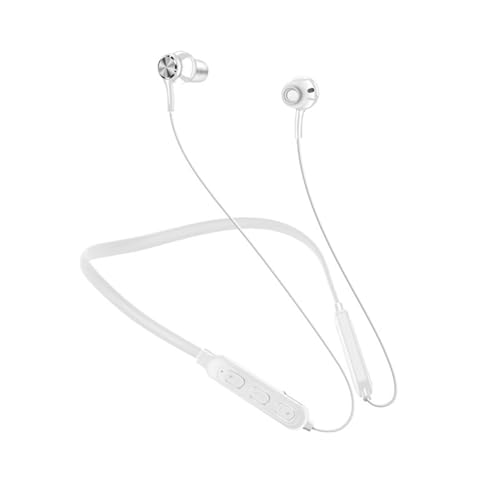 Fiauli Ergonomische Ohrhörer drahtlose Hänge-Hals-Ohrhörer mit stabilem Verbindungsdrahtregelungsdesign Bluetooth-kompatibel für Sportreisen Rauschreduzierung Weiß Fiauli Ergonomische Ohrhörer drahtlose Hänge-Hals-Ohrhörer mit stabilem Verbindungsdrahtregelungsdesign Bluetooth-kompatibel für Sportreisen Rauschreduzierung Weiß von Fiauli