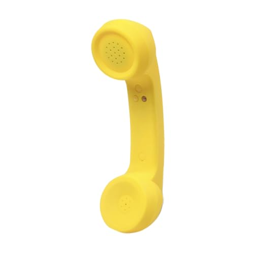 Fiauli Kopfhörer Telefonempfänger Ohrhörer Wireless Retro -Kordelhandset mit Bluetooth -Kompatibilität Stabiler Verbindung Ohrhörer Mikrofondesign für Gelb Fiauli Kopfhörer Telefonempfänger Ohrhörer Wireless Retro -Kordelhandset mit Bluetooth -Kompatibilität Stabiler Verbindung Ohrhörer Mikrofondesign für Gelb von Fiauli