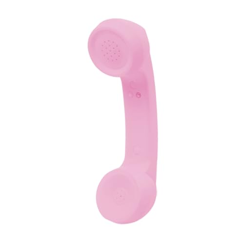 Fiauli Kopfhörer Telefonempfänger Ohrhörer Wireless Retro -Kordelhandset mit Bluetooth -Kompatibilität Stabiler Verbindung Ohrhörer Mikrofondesign für Rosa Fiauli Kopfhörer Telefonempfänger Ohrhörer Wireless Retro -Kordelhandset mit Bluetooth -Kompatibilität Stabiler Verbindung Ohrhörer Mikrofondesign für Rosa von Fiauli